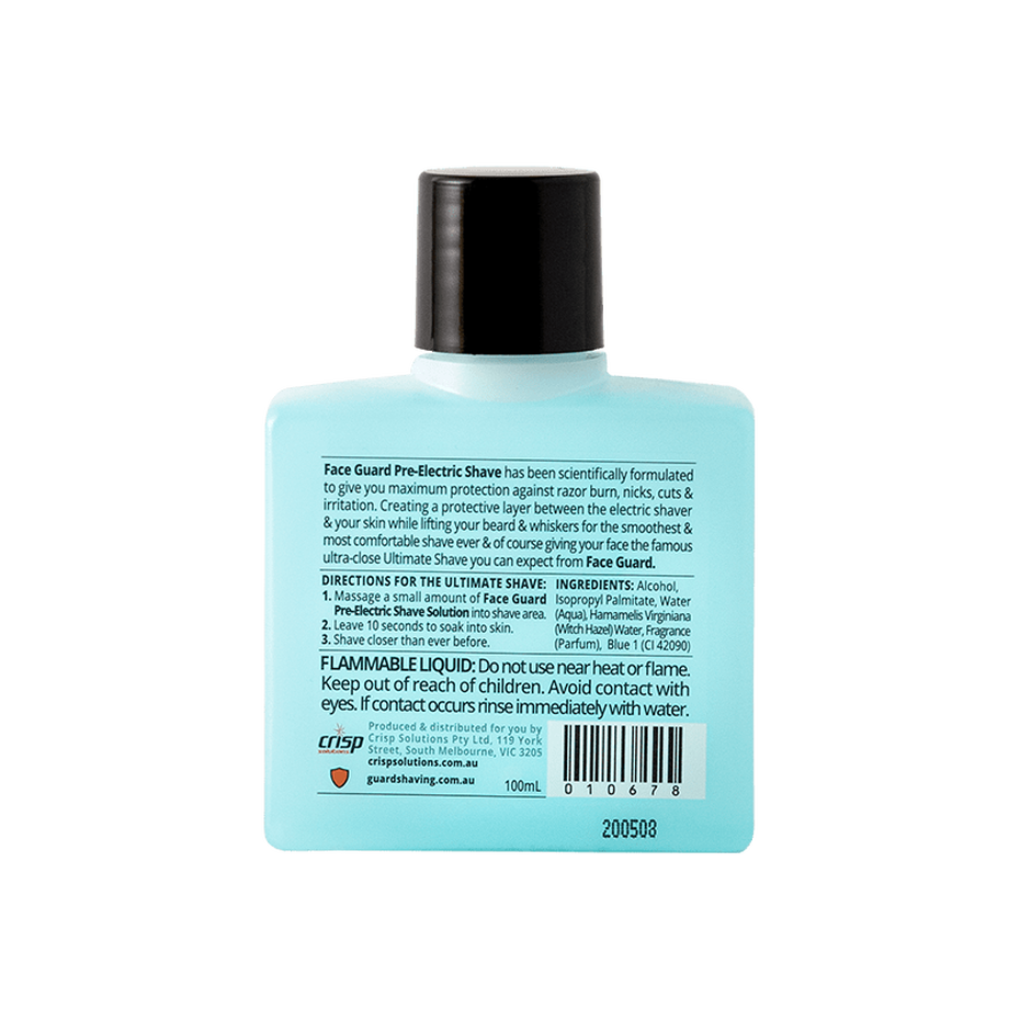 Pre-Electric Shave Solution